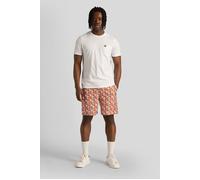 Lyle & Scott Floral Print Resort Short Tangerine Tango Taglia: M | Pantaloncini Outlet | Uomo | Arancia