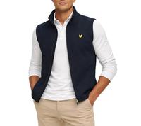Lyle & Scott Gilet con collo a imbuto in softshell con retro in rete