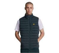 Lyle & Scott Gilet sportivo da uomo, elasticizzato, trapuntato, blu scuro, S, Blu marino scuro, S