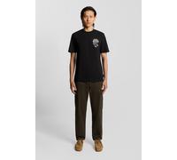 Lyle & Scott Highlander Graphic T-shirt Jet Black Taglia: S | T-shirt stampate Outlet | Uomo | Nero