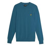 Lyle & Scott Maglione KN2110VC Girocollo Cotton Merino Blu (Deep Water) XL Uomo