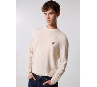 Lyle & Scott - Lambswool Blend Crew Neck Jumper Bianco - Abbigliamento XXL Bianco