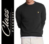 Lyle & Scott - Maglia girocollo cotone e lana merino (J. Black) KN2110VC