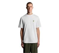 Lyle & Scott Maglietta da Uomo di Alta qualità, 100% Cotone, Traspirante e Design Basic | XS-XXL, 626 Bianco, XL