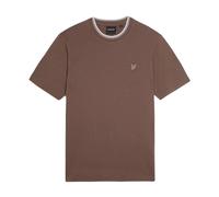 Lyle & Scott - Magliette in cotone con scollo a giro - - Tops - Uomo - Marrone - M