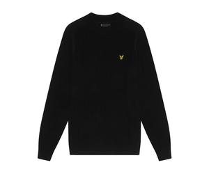 Lyle & Scott - Maglione a Collo Alto a Coste - - Knitwear - Uomo - Nero - S