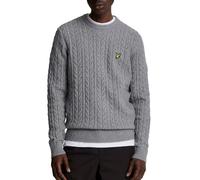 Lyle & Scott Maglione girocollo da uomo in maglia a trecce