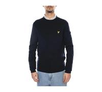 Lyle & Scott - Maglione Girocollo in Cotone Merino - - Knitwear - Uomo - Blu - S
