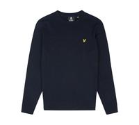 Lyle & Scott - Maglione Girocollo in Cotone Merino - - Knitwear - Uomo - Blu - S