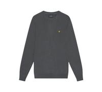 Lyle & Scott - Maglione Girocollo in Cotone Merino - - Knitwear - Uomo - Grigio - S