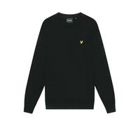 Lyle & Scott - Cotton Merino Crew Neck Jumper Nero - Abbigliamento L Nero