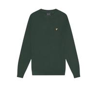 Lyle & Scott - Maglione Girocollo in Cotone Merino - - Knitwear - Uomo - Verde - M