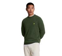 Lyle & Scott Maglione Girocollo in Misto Lana d'Agnello KN2114V Green, L