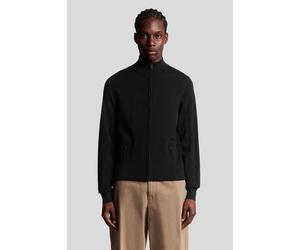 Lyle & Scott Mesh Logo Knitted Track Jacket Putty Taglia: XS | Giacche leggere Outlet | Uomo