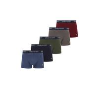 Lyle & Scott Miller 5 Pack Trunks Peacoat/ruby Wine/granite Grey/blue Hor Taglia: S | Biancheria intima Outlet | Uomo | Rosso