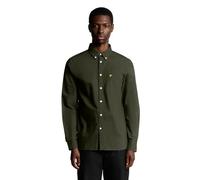 Lyle & Scott Oxford Camicia da uomo - 100% cotone | colletto Button Down e tessuto Oxford | XS-XXL, W485 Olive, M