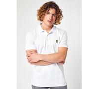 Lyle & Scott Uomo Polo tinta unita in cotone biologico, bianca