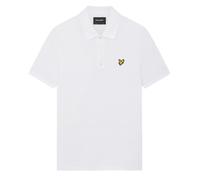 Lyle & Scott Uomo Polo tinta unita in cotone biologico, bianca
