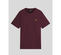 Lyle & Scott Plain T-shirt Bordeaux - Taglia S Abbigliamento Uomo T-shirts