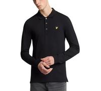 Lyle & Scott Polo da Uomo | Cotone Pique | Basic Fit, Z865 Jet Black, L