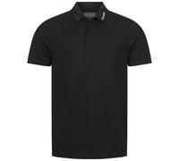 Lyle & Scott Polo Shirt Casual Da Uomo Tech Con Aquila Tonale Nero Nuovo