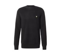 Lyle & Scott Maglione Lavorato a Maglia Girocollo con Dettaglio sulle Spalle KN1925V Tg. XL col. Z865 Jet Black/Nero