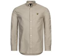 Lyle & Scott Regular Fit Camicia Casual A Maniche Lunghe Beige Nuova
