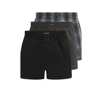 Lyle & Scott Robinson 3 Pack Cotton Boxer Shorts Check/black/stripe Taglia: L | Biancheria intima Outlet | Uomo