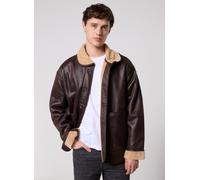 Lyle & Scott - Shearling Jacket Marrone - Abbigliamento L Marrone