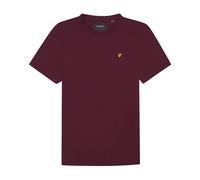 Lyle & Scott - T-Shirt Bordeaux Girocollo - - Tops - Uomo - Rosso - XS