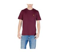 Lyle & Scott Plain Short Sleeve T-shirt Rosso XL Uomo