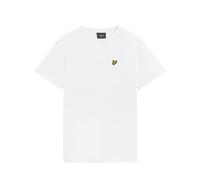 Lyle & Scott Maglietta da Uomo di Alta qualità, 100% Cotone, Traspirante e Design Basic | XS-XXL, 626 Bianco, L