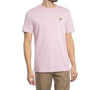 Lyle & Scott Uomo Maglietta Semplice, Pink Light, XL