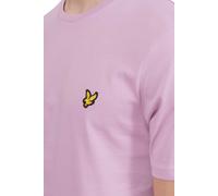 Lyle & Scott T-shirt Semplice a tinta unita con logo Rosa Pink Light Taglia L