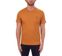 Lyle & Scott Uomo T-Shirt Tinta Unita Borgogna L