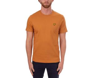 LYLE & SCOTT - T-shirt uomo regular a tinta unita con logo