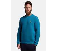 Lyle & Scott Tuck Stitch Knit Peak Blue Taglia: L | Maglioni Outlet | Uomo | Blu