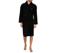 Lyle & Scott Uomo Accappatoio in spugna Lucas, Nero
