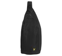 Lyle & Scott Uomo Borsa a tracolla con logo, Nero