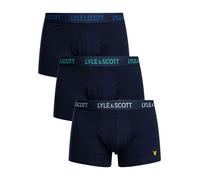 Lyle & Scott Uomo Confezione da 3 Bauli Barclay, Navy, XL