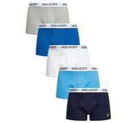 Lyle & Scott Uomo Confezione da 5 bauli Miller, Multicolore