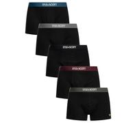 Lyle & Scott Uomo Confezione da 5 Boxer Henrick, Black Multi, XL
