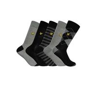 Lyle & Scott Uomo Confezione da 5 calzini Harold Premium, Multicolore