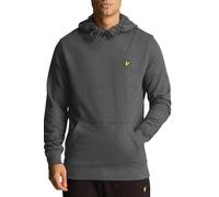 Lyle & Scott Uomo Felpa con Cappuccio con Logo, Charcoal Marl, M