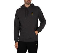 Lyle & Scott Uomo Felpa con cappuccio con logo, Grigio