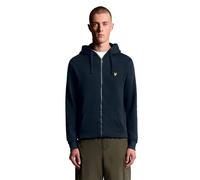 Lyle & Scott Felpa con cappuccio da uomo | Premium Zipper Basic Felpa con cappuccio con cerniera | Maglione invernale da uomo | Felpa in 100% cotone, Z271 Dark Navy, L