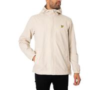 Lyle & Scott Uomo Giacca con cappuccio con zip, Beige, M
