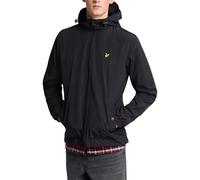 Lyle & Scott Uomo Giacca Con Cappuccio Con Zip, Jet Black, L