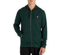 Lyle & Scott Uomo Giacca con Cappuccio E Zip Verde Scuro XL