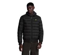 Lyle & Scott Uomo Giacca imbottita con collo a imbuto, Nero